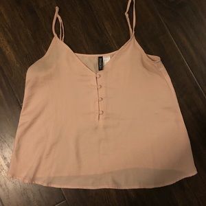 Pink Satin Cami